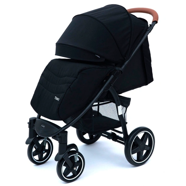 Детская прогулочная коляска Tomix Stella v2022 HP-777 Black - фото 2