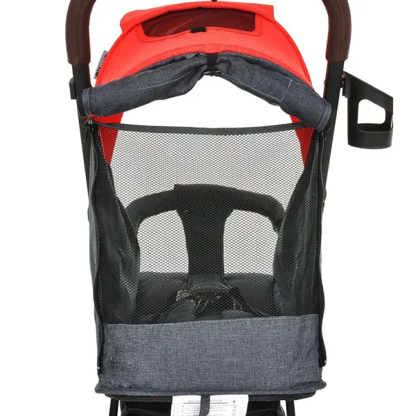 Прогулочная коляска Pituso Camino Черный/Красный - фото 6