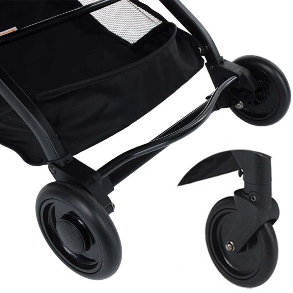 Прогулочная коляска Pituso Libro Тёмно-серая - фото 7