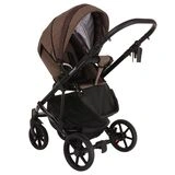 Детская коляска 2-в-1 Pituso Confort (короб+прогулочный блок) Plus Коричневая - фото 2