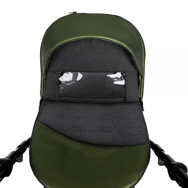 Детская коляска 2-в-1 Pituso Nino Olive/Кожа Antracyt в Алматы - цены ...