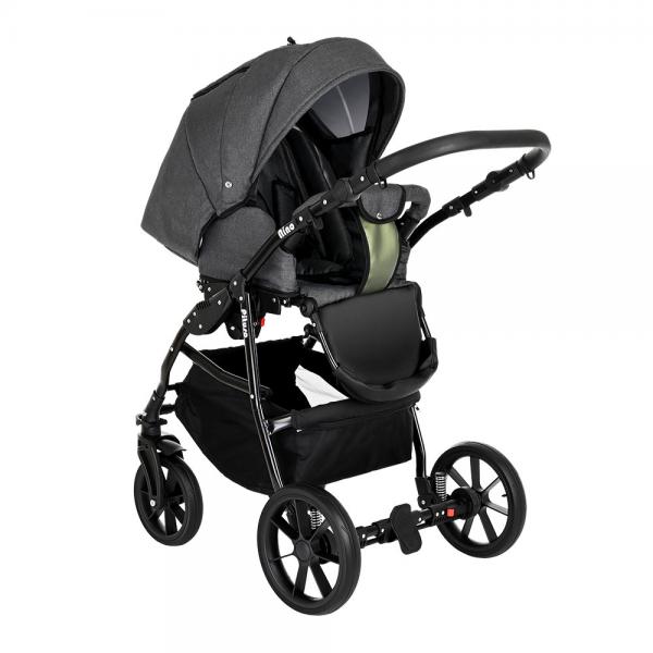 Детская коляска 2-в-1 Pituso Nino Olive/Кожа Antracyt в Алматы - цены ...