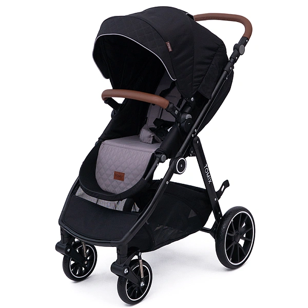 Детская коляска 2-в-1 Tomix Aura Black