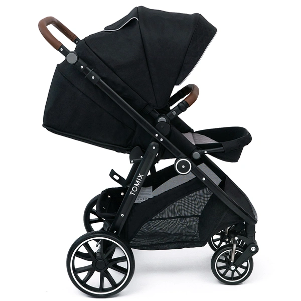 Детская коляска 2-в-1 Tomix Aura Black - фото 13