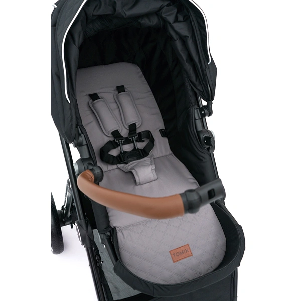 Детская коляска 2-в-1 Tomix Aura Black - фото 21