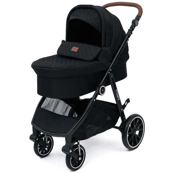 Детская коляска 2-в-1 Tomix Aura Black - фото 4