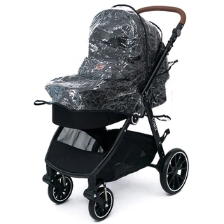 Детская коляска 2-в-1 Tomix Aura Black