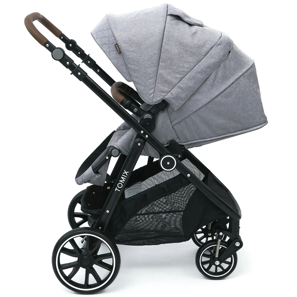 Детская коляска 2-в-1 Tomix Aura Gray - фото 8