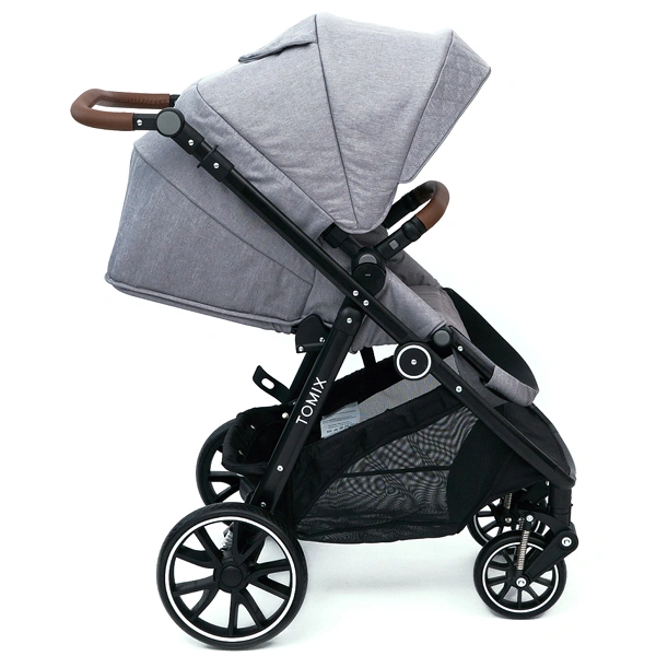 Детская коляска 2-в-1 Tomix Aura Gray - фото 9