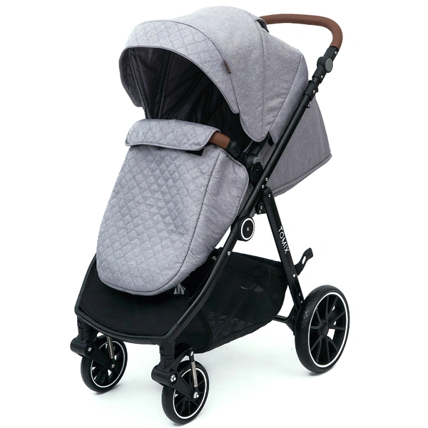 Детская коляска 2-в-1 Tomix Aura Gray - фото 6