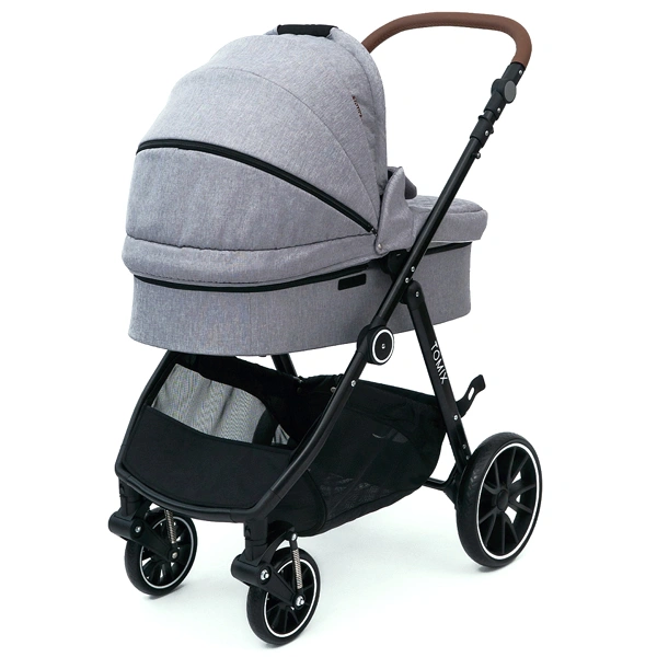Детская коляска 2-в-1 Tomix Aura Gray - фото 10