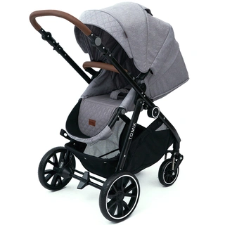 Детская коляска 2-в-1 Tomix Aura Gray