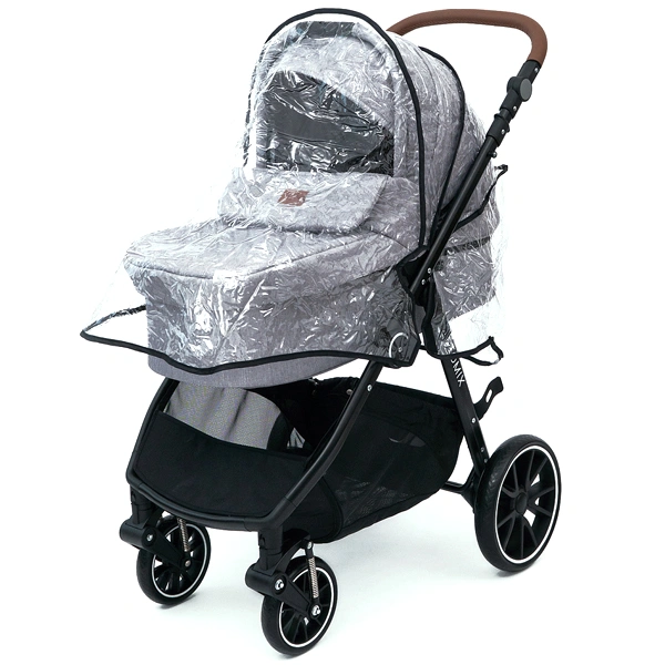 Детская коляска 2-в-1 Tomix Aura Gray - фото 7