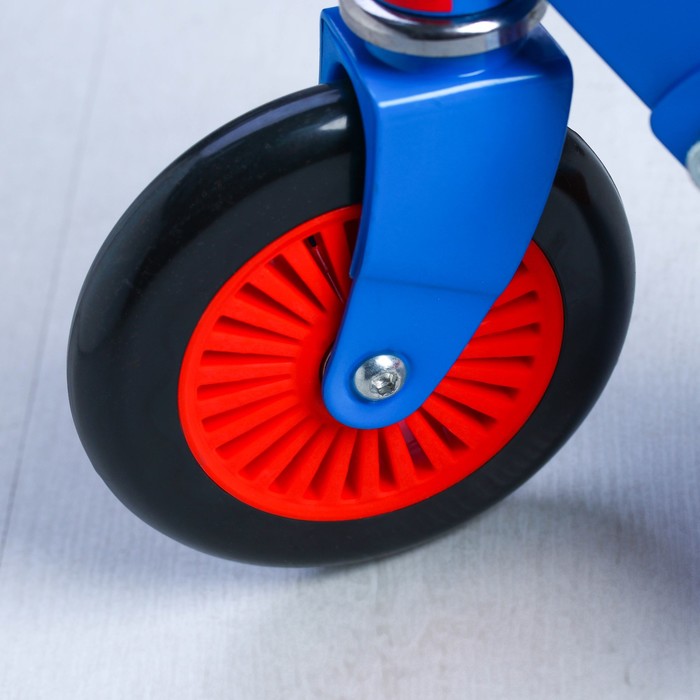 Самокат детский "Человек Паук", колеса PVC d=120 мм 