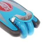 Самокат стальной, колёса световые PU d=110 мм, ABEC 7, цвет серый/синий  - фото 4