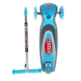 Самокат стальной, колёса световые PU d=110 мм, ABEC 7, цвет серый/синий  - фото 6