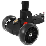 Самокат стальной FY-D2B, колёса PU d=130 мм, ABEC 7, свет, цвет красный  - фото 4