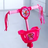 Щенячий патруль. Самокат "Скай и Эверест" 2017 муз,свет,три колеса PVC d=130/110 мм, корзина  - фото 3