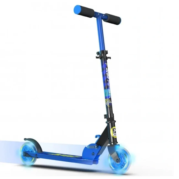 Самокат Neon Apex LED Голубой (NS32B4) - фото 2