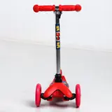 Самокат детский стальной "Человек-паук", колеса PU 120/80 мм, ABEC 7  - фото 2