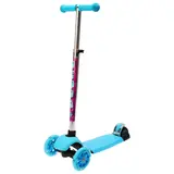 Самокат GRAFFITI Peppy, цвет голубой  - фото 4