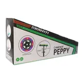 Самокат GRAFFITI Peppy, цвет голубой  - фото 3