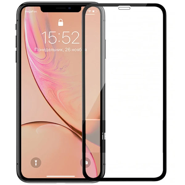 Защитное 3D стекло A-case для iPhone XR