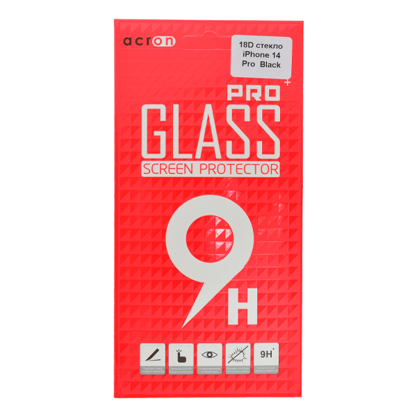 Защитное стекло Acron 18D для iPhone 14 Pro