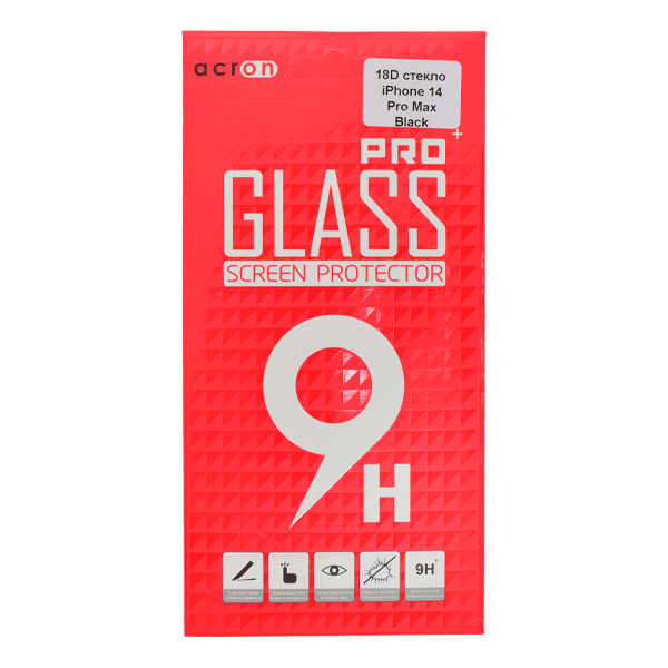 Защитное 18D стекло Acron для IPhone 14 Pro Max