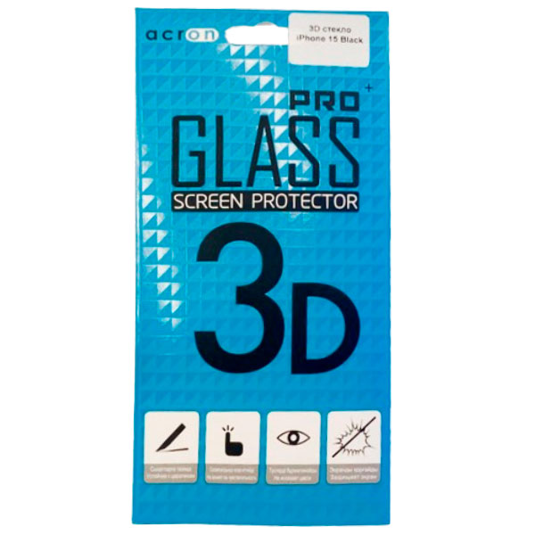 3D стекло Acron для iPhone 15