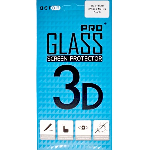 3D стекло Acron для iPhone 15 Pro