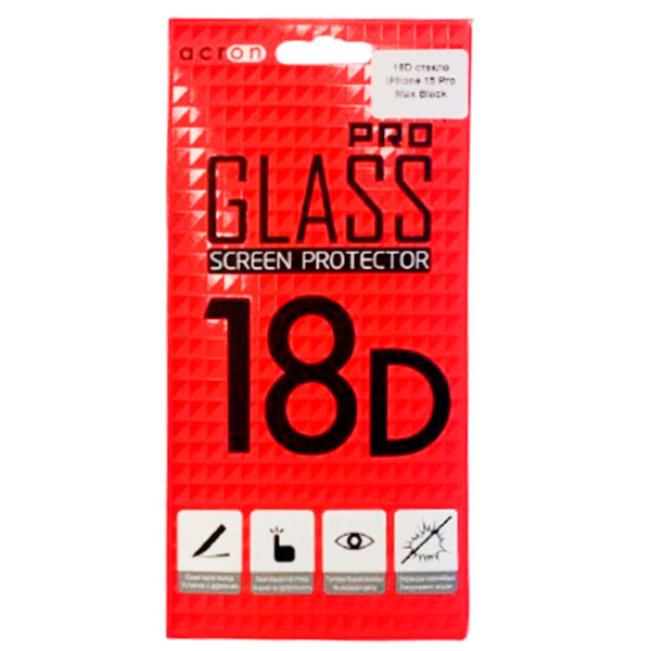 18D стекло Acron для iPhone 15 Pro Max