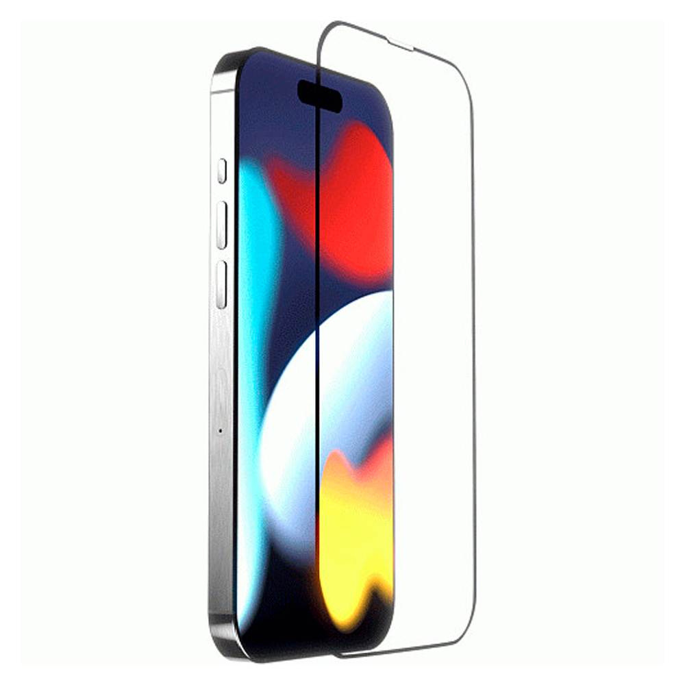 Защитное стекло 2.5D для iPhone 15 Pro iLera ILFCDL15PR DeLuxe - фото 2