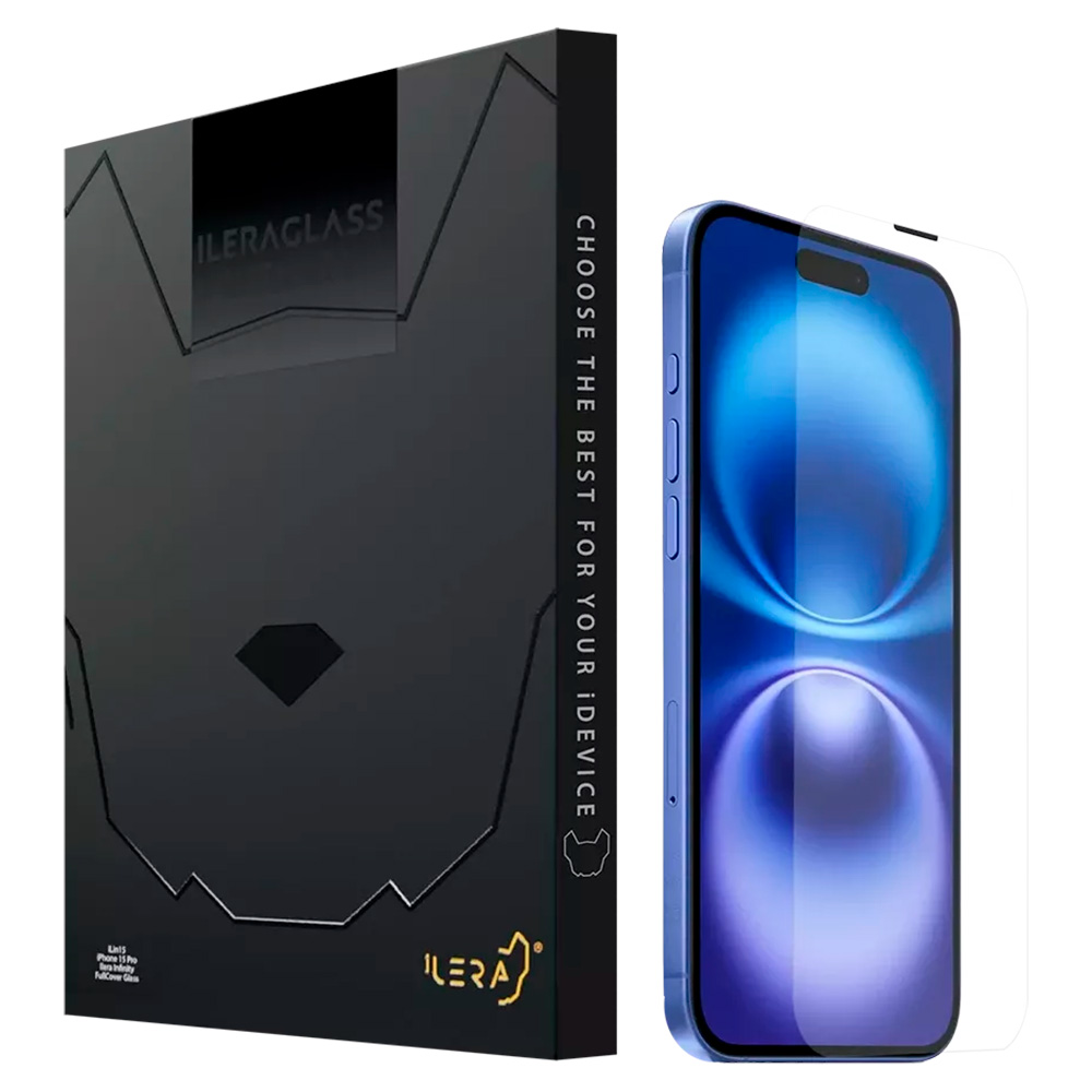 Защитное стекло iLera для iPhone 16 2.5D Infinity (ILIN16)