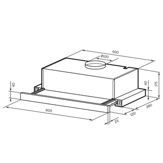 Вытяжка LEX Honver 600 Inox