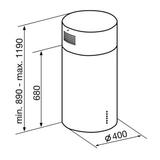 Вытяжка Korting KHA 4970 X Cylinder - фото 6