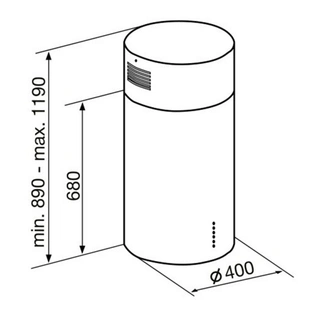 Вытяжка Korting KHA 4970 X Cylinder
