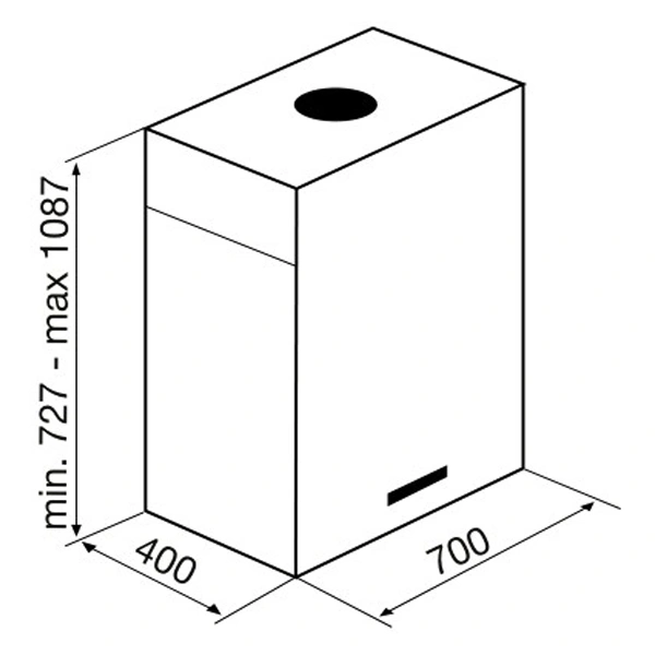 Вытяжка Korting KHA 7950 X Cube - фото 2