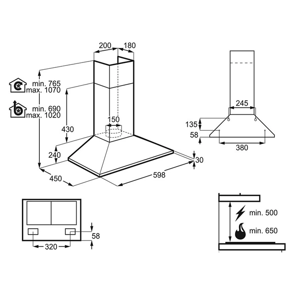 Вытяжкa Electrolux LFC316X - фото 2