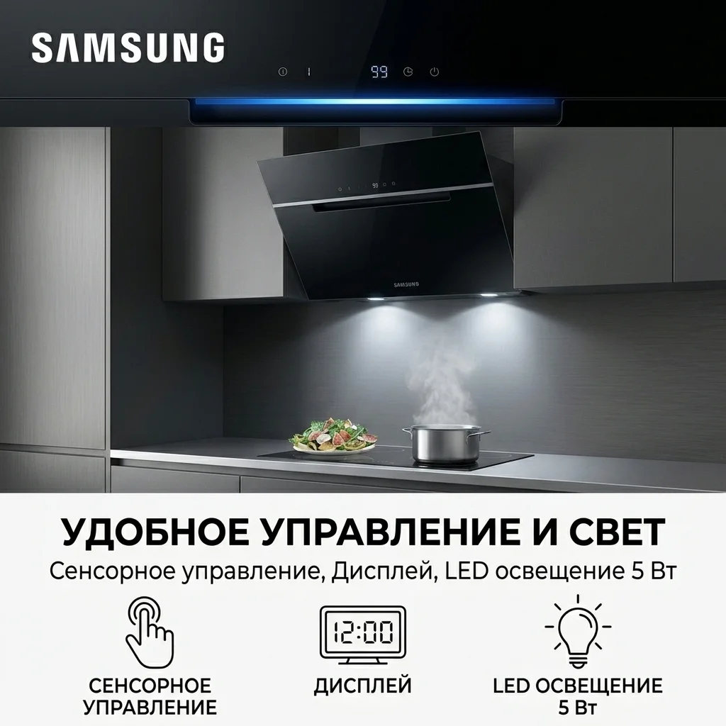 Вытяжка Samsung NK24C7070WB/UR - фото 8