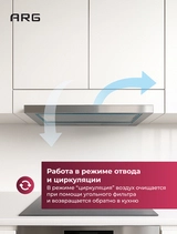 Комплект Вытяжка ARG YF01-S + Стеклокерамическая варочная поверхность ARG YL-CF6601HD + Встраиваемая микроволновая печь ARG M20SGR + Встраиваемый духовой шкаф ARG 65M40M1-B0  - фото 8