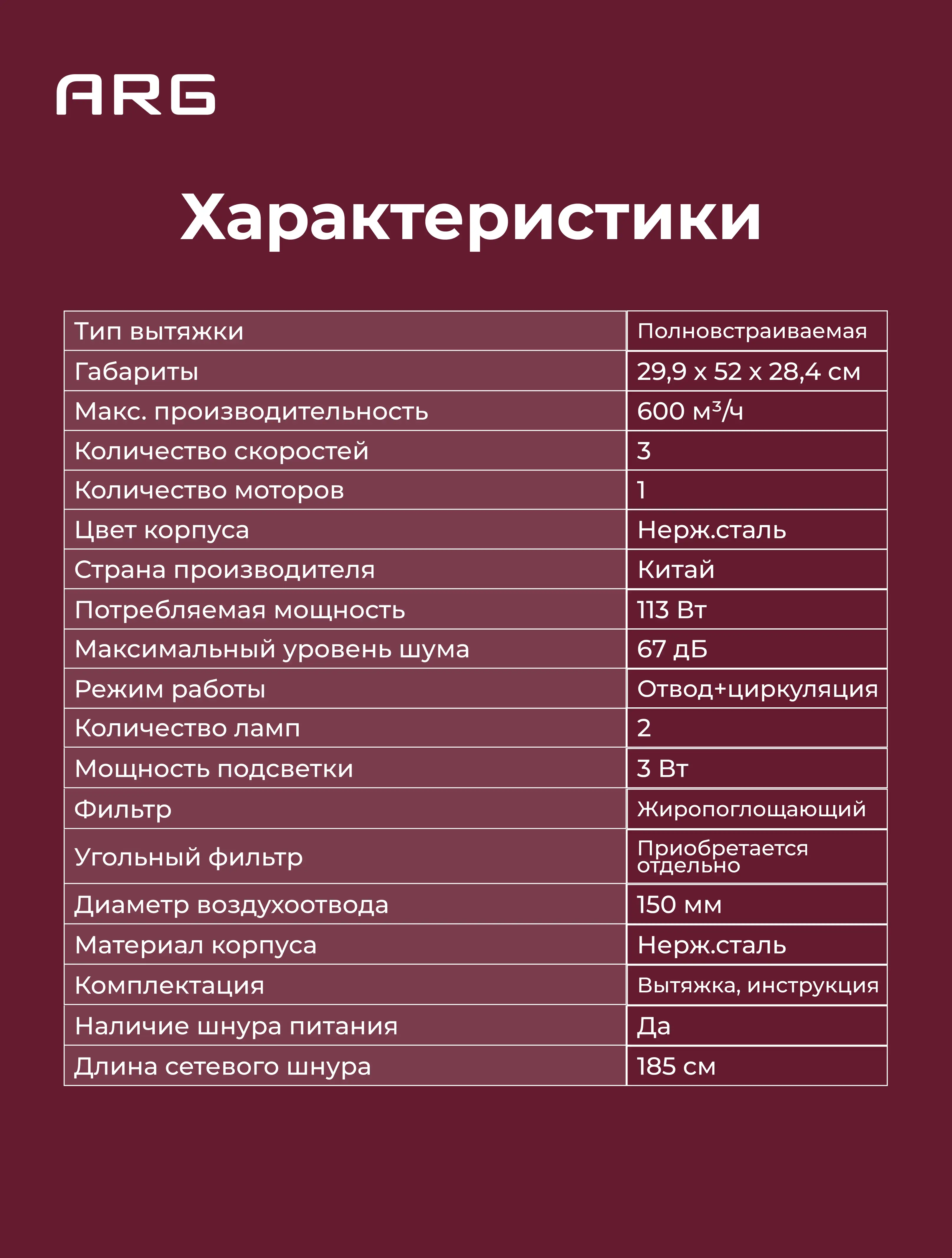 ARG Ауа сорғышы M52T01S-SL - фото 10