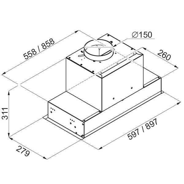 Вытяжка MAUNFELD Fantasy 90 Black - фото 8