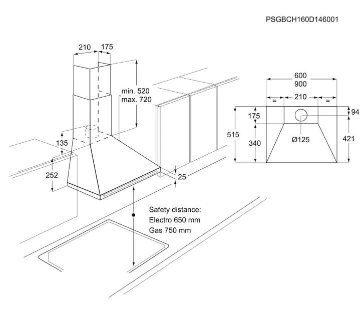 Вытяжка Electrolux EFC60441OV - фото 7