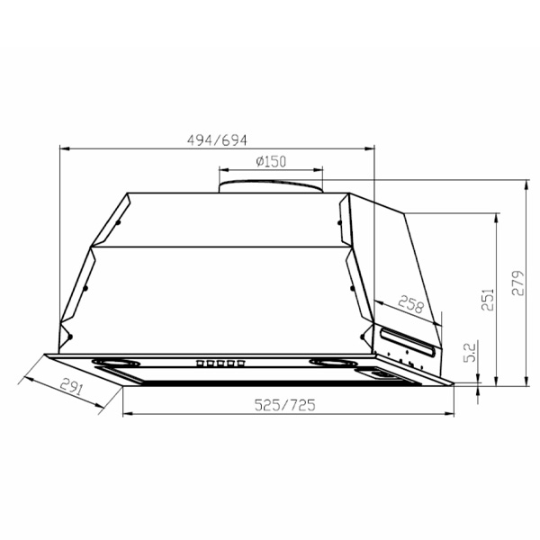 Вытяжка LEX GS BLOC P 900 Inox - фото 9