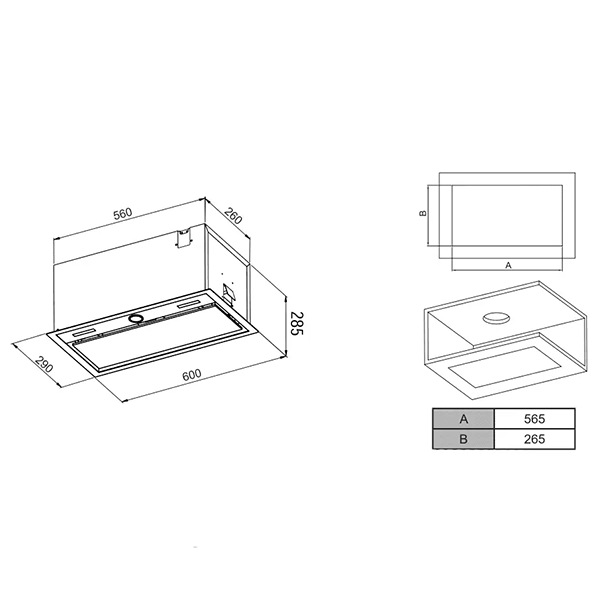 Вытяжка Haier HVX-BI664GBX