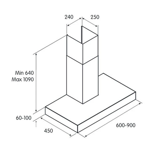 Вытяжка Turbo Sofia H6 IX/A/60 INOX - фото 2
