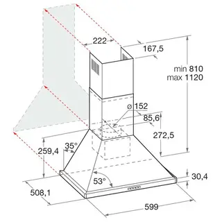 Вытяжка Hotpoint-Ariston HHPN 6.5F LM OW - фото 2