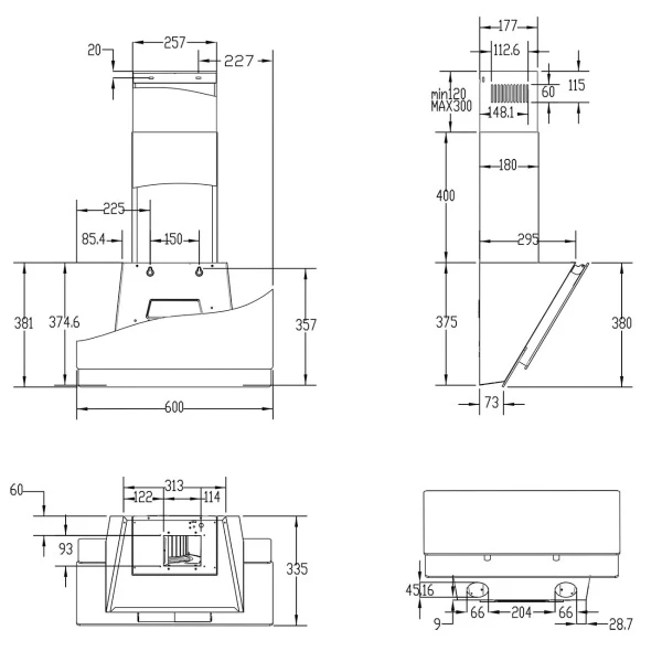 Вытяжка Haier HVX-W672GB - фото 12