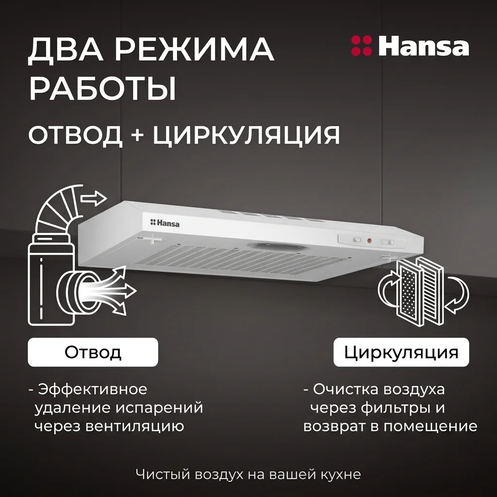 Вытяжка Hansa OSP6111WH - фото 5
